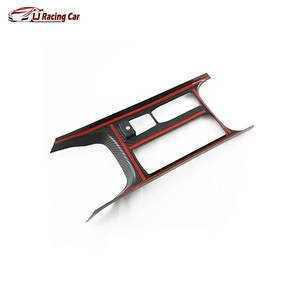 Couverture de cadre de porte-gobelet avant en plastique de haute qualité aspect carbone pour l'<span class=keywords><strong>intérieur</strong></span> de la voiture, compatible avec <span class=keywords><strong>Ford</strong></span> <span class=keywords><strong>Focus</strong></span> <span class=keywords><strong>2022</strong></span> - Product Image 2