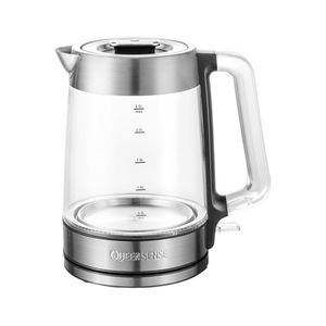 Queensense Electric Kettle 2.5L Glass Transparent <b>Auto</b> Shut Off Boiler For Home Use - Product Image 4