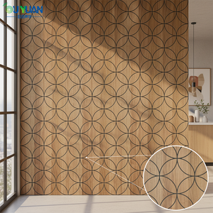 <span class=keywords><strong>Pannelli</strong></span> Acustici OUYUAN Moderni 3D Geometrici in Fibra di Poliestere con Impiallacciatura in Legno <span class=keywords><strong>per</strong></span> Soggiorno, Magazzino, Sala - Ecologici - Product Image 1