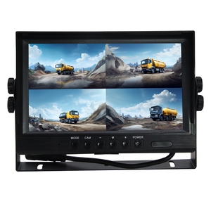 Monitor de Coche VD de 9 Pulgadas con Pantalla Dividida de 2/4/6 Canales AHD1080P y DVR con Conector de Aviación de 4 Pines para Cámara de Vehículo y Cámara de Reversa - Product Image 3