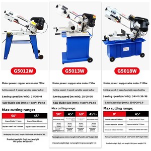 Multifunctional Small Band Saw <strong>Machine</strong> Household Horizontal Stainless <strong>Steel</strong> <strong>Cutting</strong> Saw Blade for Metal and Woodworking - Product Image 4
