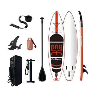 Planche à pagaie <span class=keywords><strong>gonflable</strong></span> en PVC Gladiator SUPFW03A pour lacs et rivières - Yoga aquatique pour hommes - Product Image 1