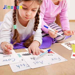 Jinayon tarjeta Flash Carta/números/cercanas por cognitivo tarjeta seco reutilizables borrar a mano tarjeta - Product Image 1