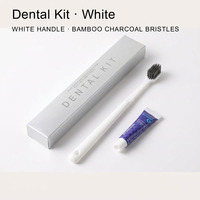 Coffret d'articles de toilette d'hôtel en feuille d'argent, comprenant un flacon ambré, une brosse à dents, un kit de rasage, un peigne de toilette, des fournitures de salle de bain pour invités, emballage personnalisable