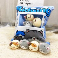 Internet-Famous grand ours en peluche mignon coussin et oreiller de collation Super doux jouets en peluche lapin cochon poupées cadeaux d'anniversaire en gros