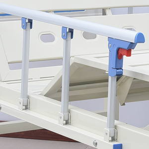 Лидер продаж, медицинская Больничная койка с 2 ручками, регулируемая простая ручная Больничная койка, кровать для домашнего использования - Product Image 4