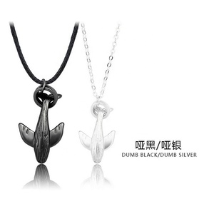 Set di Collane Uniche per Coppie e <span class=keywords><strong>Migliori</strong></span> Amici, Ciondolo a Forma di Balena 52 Hz, Regalo Misterioso per Anima Gemella - Product Image 4