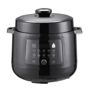 Commercial Chef Electric Pressure Cooker 6.3 Quarts, 24-Hour Preset Timer,  Stainless Steel Interior with Safety Features