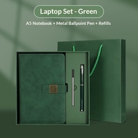 Carnet A5 en cuir PU, reliure thermique, papier 80 g/m², 100 feuilles, logo personnalisé, impression en relief, coffret cadeau, ensemble cadeau