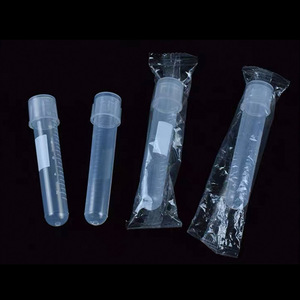 Tubo agitador de plástico estéril graduado con tapa de 12 ml Tianhong, fondo redondo, para uso médico - Product Image 3