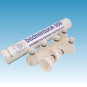 Kok <span class=keywords><strong>Badminton</strong></span>, kok <span class=keywords><strong>Badminton</strong></span> bulu angsa lurus tahan lama harga murah - Product Image 1