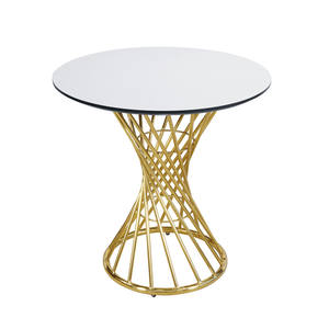 Mesa de centro de mármol púrpura redonda <span class=keywords><strong>Glamour</strong></span>, muebles de comedor de madera al mejor precio para uso en almacén - Product Image 4