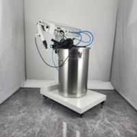 Machine à peinture en aluminium, type ligne de production, revêtement en poudre, moteur principal, pistolet de pulvérisation, substrat en acier métallique, peinture par pulvérisation, AC220V 45W