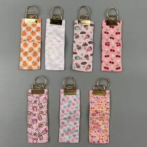 Wholesale <b>Custom</b> Stainless Steel Eco-Friendly Foldable Cute Lightweight <b>Lipstick</b> Keychain Holder Lip Balm Holder Perfume - Product Image 4