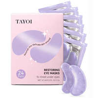 Soins des yeux, patchs raffermissants personnalisés pour le contour des yeux, anti-âge, hydratants, illuminateurs, masque pour les yeux en cristal d'algues marines