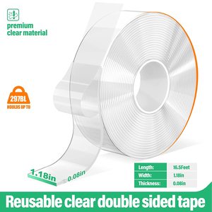 Nano Image Bandes Suspendues Affiche Tapis Ruban Clair Nano bulle ruban Transparent Couleur Double Face Nano Ruban - Product Image 2