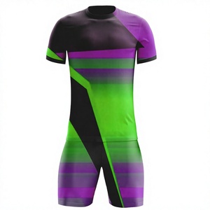 Ensemble Maillot et Short de Football Personnalisé OEM ODM Fabricant de Kits de Football Marque Privée Faible MOQ Vente Directe Usine - Product Image 1