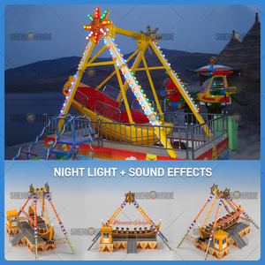 Paseos en barco pirata de fibra de vidrio al aire libre impermeables para niños y familia, Venta caliente de fábrica - Product Image 4