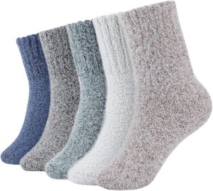 Haute qualité doux confortable cachemire chaussettes femmes thermique chaud épais longues chaussettes en laine pour l'hiver - Product Image 1