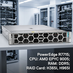 Servidor Dell PowerEdge R7715 R7725 2U de Bajo Precio para Montaje en Rack con AMD EPYC 9005/DDR5/H365i H965i Tarjeta RAID/Garantía de 3 Años - Product Image 1
