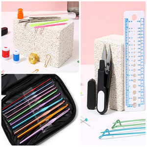 Nuevo Set de 100 Ganchos de Crochet 2026 con Agujas de Tejer, Herramientas de Costura, Juego Completo, Calibrador de Punto, Tijeras, Kit de Herramientas Domésticas - Product Image 5
