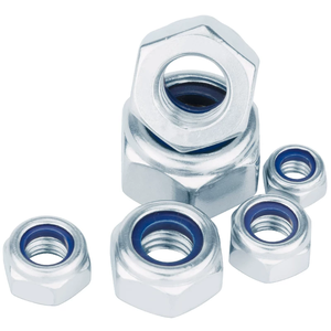 Écrou <span class=keywords><strong>autobloquant</strong></span> en acier au carbone zingué à insert nylon hexagonal, écrou fin <span class=keywords><strong>autobloquant</strong></span> Nylock <span class=keywords><strong>M2</strong></span> <span class=keywords><strong>M2</strong></span>.5 M3 M4 M5 M12 M14 M16 - Product Image 6