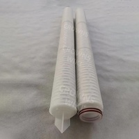 Cartouche filtrante plissée en PP/PES de 0,1 micron, 30 pouces, pour filtration précise de la bière (qualité stérile)