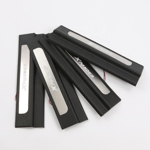 WZXD New Arrival <b>Door</b> Sill Guards <b>Door</b> Sill <b>Plate</b> With LED Black Steel 2018-2022 for Xpander - Product Image 2