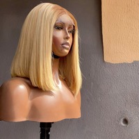 Vente en gros perruque Lace Front de cheveux humains brésiliens perruque de dentelle de cheveux vierges pour les femmes noires perruque de dentelle pré plumée avec des cheveux de bébé