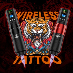 Fuente de Alimentación Inalámbrica para Tatuajes con Doble Batería y Carrera Ajustable, Pistola Eléctrica de Carga Rápida para Principiantes, Equipo de Tatuaje - Product Image 6