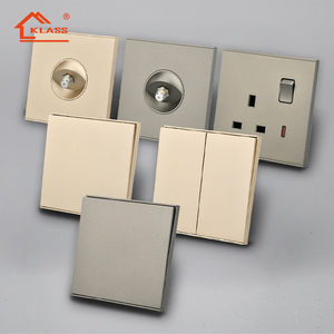 Nuova sensazione di pelle che tocca il design 250V 13A UK prese e interruttore con pannello interruttore usb tipo <span class=keywords><strong>c</strong></span> per la casa interruttore elettrico a parete interruttore - Product Image 3