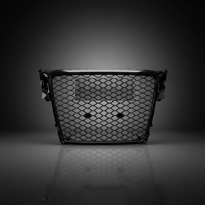 Rejilla delantera estilo RS4 S4 estilo RS4 S4 para <span class=keywords><strong>Audi</strong></span> <span class=keywords><strong>A4</strong></span> B8 B7 B9 <span class=keywords><strong>B10</strong></span> 2019 - Product Image 2