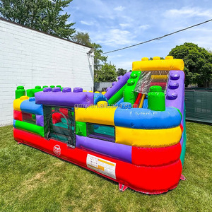 Castello Gonfiabile Commerciale Moonwalk Hpfburg con Scivolo e Parete da Arrampicata per Feste per Bambini - Product Image 4