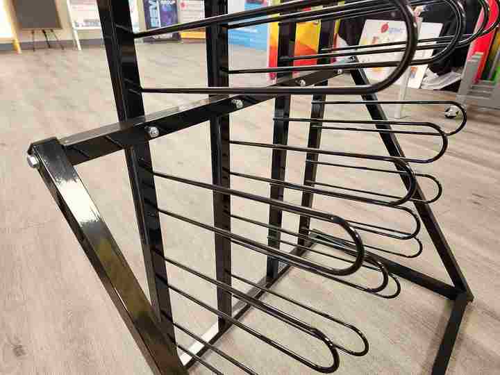 Floor Vinyl Storage Rack - Holds 40 Rolls Professionally