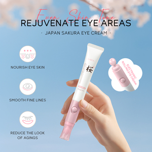 Laikou Japan Sakura Niacinamide Crema Contorno Occhi Elettronica con Rullo Riduce l'Aspetto di Invecchiamento, Occhiaie e Macchie Cura degli Occhi - Product Image 3
