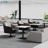 Canapé modulaire de bureau à domicile Liyu Furniture, cabine téléphonique avec prise de charge, ensemble de canapés