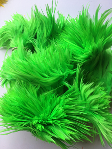 Pluma <span class=keywords><strong>de</strong></span> gallo <span class=keywords><strong>de</strong></span> pollo Hackle verde manzana teñida para manualidades DIY Material <span class=keywords><strong>de</strong></span> atado <span class=keywords><strong>de</strong></span> moscas pendiente <span class=keywords><strong>de</strong></span> pelo <span class=keywords><strong>de</strong></span> Carnaval costura disfraces <span class=keywords><strong>de</strong></span> Carnaval - Product Image 6