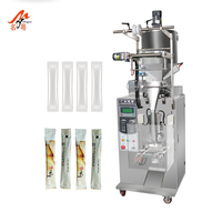Machine de remplissage et d'emballage automatique verticale pour liquides, pâtes, crèmes, sauces, ketchup, shampooing, miel en sachets