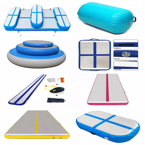 Tapis de sport gonflable <span class=keywords><strong>se</strong></span>, accessoire de maison, avec pompe électrique, pour prendre l'air - Product Image 4