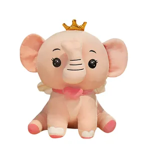 Personalizar Lovely Stuffed Navy Elefante Plush Toy Soft Baby Elephant Toy Macio e confortável Crianças elefante brinquedo de pelúcia
