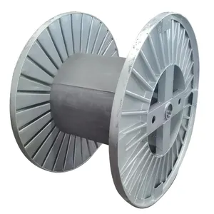 Steel Wire Coiling And Spooling Operations Spool Cable Reel Metal Drum