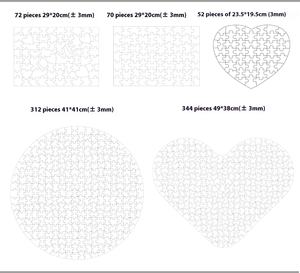 Puzzle <span class=keywords><strong>1000</strong></span> Piezas en Blanco al por Mayor Personalizado Madera y Papel DIY Juego Educativo para Adultos y Niños Venta por Lotes - Product Image 4