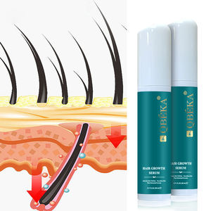 QBEKA Sérum de croissance des cheveux Anti-chute de cheveux Non gras Léger Sérum de régénération des cheveux à absorption rapide - Product Image 6