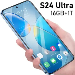 热卖s24超手机原装16gb + 1TB 6.8英寸安卓12.0双sim卡手机智能手机