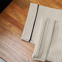 Peignoir à Capuche en Coton Gaufre pour Femme, 100% Coton, Robe de Spa et Bien-être pour Hôtel avec Ceinture, Broderie de Logo Personnalisée, Vente en Gros
