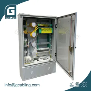 Gcabling fiber optical splice closure distribution cabinet enclosure Fibra optic IP65 waterproof outdoor telecom cabinet