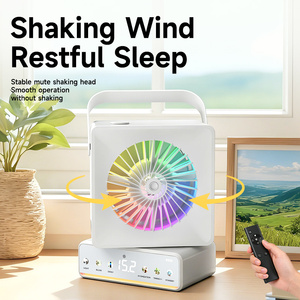 Mini Portable Desktop &amp; Home AC with 7-Color LED Lights <strong>Cooling</strong> <strong>Mist</strong> <strong>Spray</strong> &amp; Music Fan 5 Wind Speed Options - Product Image 4