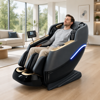 Chaise de massage moderne de luxe certifiée CE K09, chaise de massage à gravité zéro, chaise de massage portable pliable, masseur corporel 3D SL