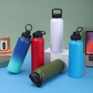 Gourde isotherme personnalisée en acier inoxydable de 64 onces (demi-gallon) avec logo personnalisé pour le camping - Product Image 2