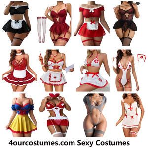 ชุดเดรสแฟนซีสำหรับ4ชิ้นสำหรับปาร์ตี้ฮาโลวีนวันหยุด - Product Image 3